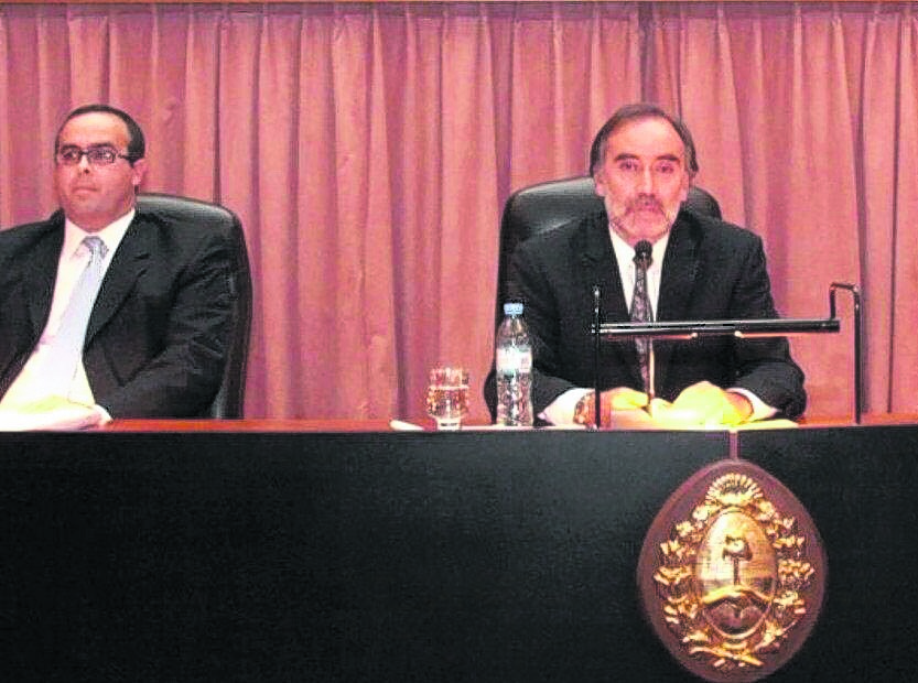 Bruglia y Bertuzzi, dos de los tres magistrados sobre los que falló la Corte Suprema. 