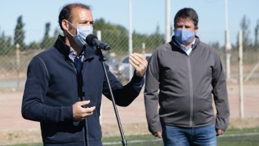 Gutiérrez y Gaido realizaron el anuncio durante un acto realizado hoy. Foto: Prensa de Gobierno. 