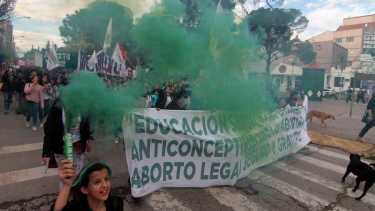 La Revuelta convoca a participar de una asamblea feminista y transfeminista para preparar el activismo callejero para el #28S, Día de Acción Global por un Aborto Legal y Seguro.  (Foto: Oscar Livera).