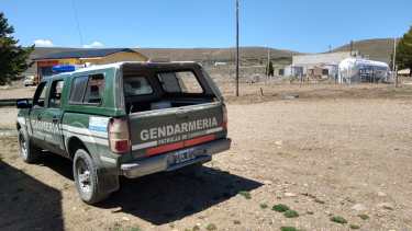Palacio tomó fotos del vehículo en el que fue trasladado. Foto: gentileza.