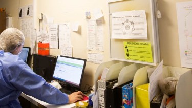 El nivel de ocupación de camas UTI alcanzó el 90% en la provincia. (Foto: Juan Thomes)