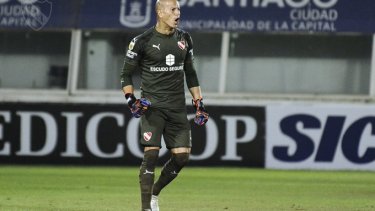 Sebastián Sosa, la figura de Independiente ante Central Córdoba.