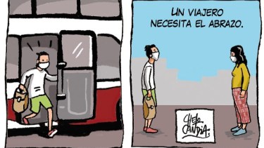 «Necesidad de un viajero», la tira de Chelo Candia en el Voy