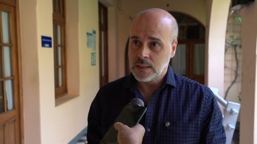 González expresó su acompañamiento para los familiares y allegados de Mónica Jara.  (Gentileza).-