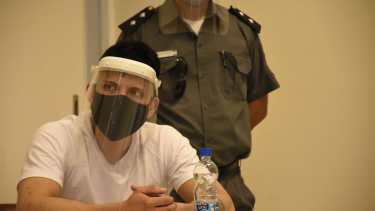 Alfredo Escobar está acusado del abuso sexual y posterior asesinato de la joven de 18 años de Plottier. Foto Florencia Salto.