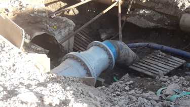 La mirada se concentra sobre la calle Güemes, donde se hicieron las obras para mejorar el sistema. (Foto: César Izza)