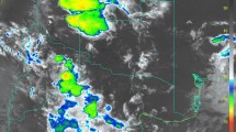 Imagen de Una tormenta con lluvias intensas se precipita en la región