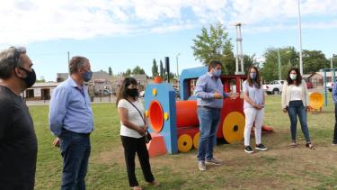 El intendente Mariano Gaido y la presidenta del Concejo, Claudia Argumero, llevaron a cabo la inauturación hoy por la mañana