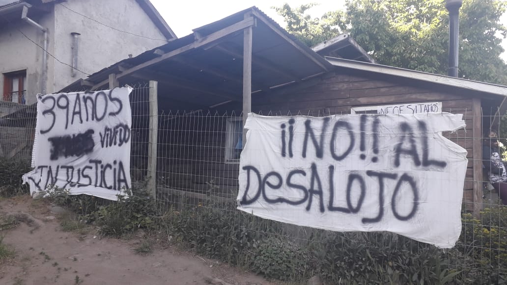 En San Martín de los Andes quieren desalojar a una familia que vive en el lugar hace 39 años. (Foto: Gentileza).
