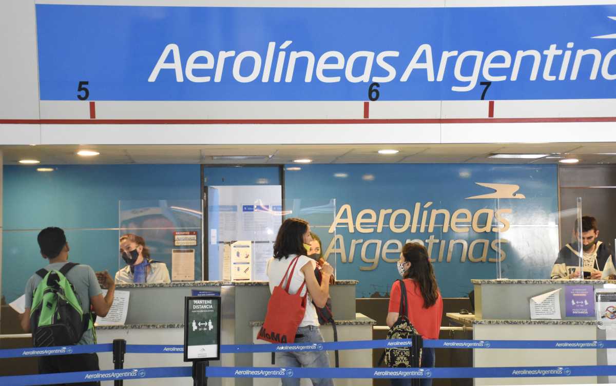 Aerolíneas Argentinas aumentó sus vuelos en abril. (Archivo Florencia Salto).-