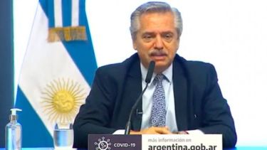 Durante un acto por la Cuenca del Río Luján, el presidente apuntó contra la exgobernadora María Eugenia Vidal. 