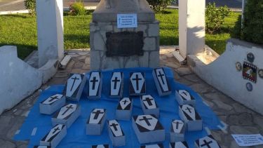 Neuquén amaneció con intervenciones que rechazan el proyecto de aborto enviado ayer al Congreso. (Gentileza Neuquénhoy).