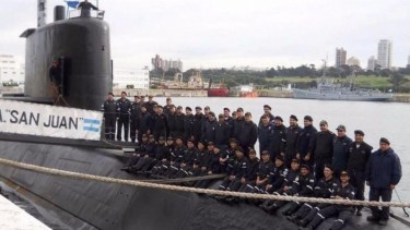 El 15 de noviembre de 2017, la Armada perdió la posición del ARA San Juan.