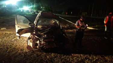 La víctima es oriunda de la capital neuquina. Circulaba con una acompañante. Foto: Gentileza