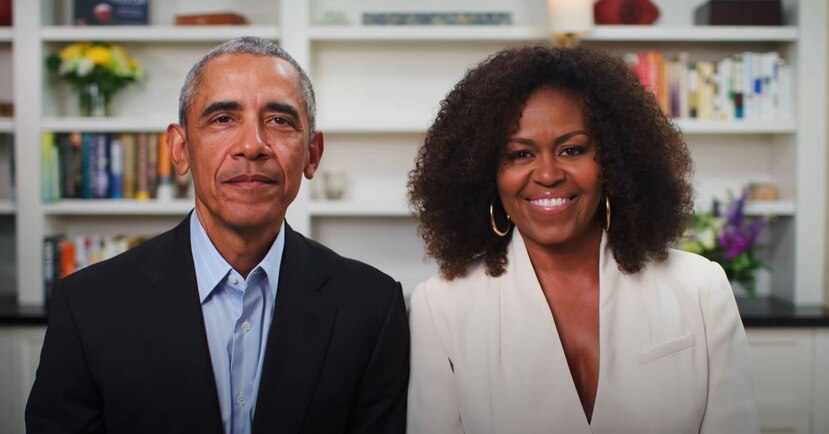 Barack Obama y Michelle en 2020.