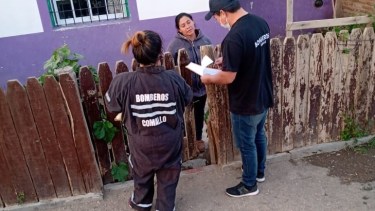 Las familias beneficiadas manifestaron su agradecimiento por la ayuda. Foto: gentileza. 