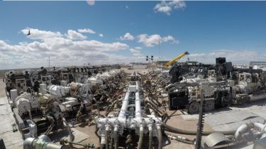 Calfrac sumará en julio un nuevo set de fractura a las actividades de Vaca Muerta. (foto: Gentileza)