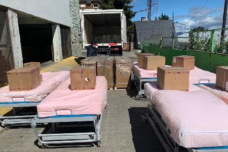 El gobierno provincial dispuso 10 camas con equipamiento para mejorar las terapias intensivas de la ciudad. Gentileza