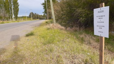 Construyen reductores de velocidad sobre una avenida en Regina