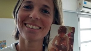 La historia de la foto más tierna de Diego Maradona en la Patagonia