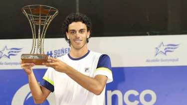 Cerúndolo logró el título en el Challenger de Guayaquil