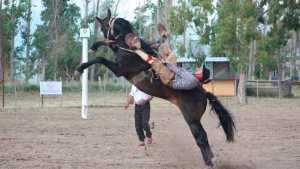 Todo un éxito: así fue la jineteada virtual en Choele Choel