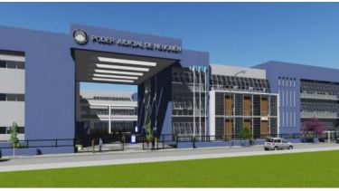 El frente del edificio, según el proyecto elaborado por el Tribunal Superior. (Gentileza)