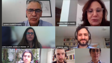 La firma de convenio estuvo a cargo del rector, Gustavo Crisafulli, y de la directora, Ofelia Cédola. (Foto: gentileza)