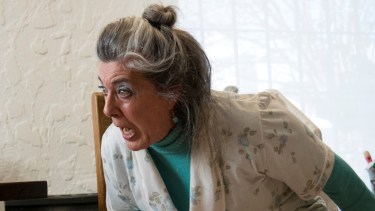 La actriz de Bariloche Carlota von Gebhardt ya grabó la función que será puesta online en breve. Gentileza