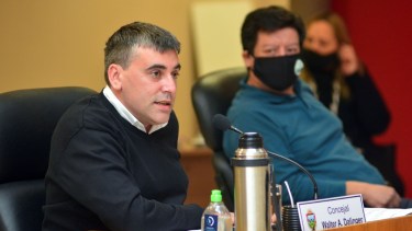 Walter Dalinger era el presidente del bloque de concejales de JSRN en Viedma. Foto: Marcelo Ochoa