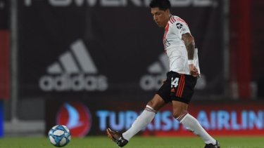 Enzo Pérez es clave para River, que hoy recibirá a Central en la cancha del Rojo. 