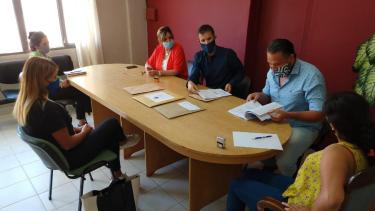 La apertura de sobres se realizó en la Secretaría de Obras Públicas. Foto: gentileza.