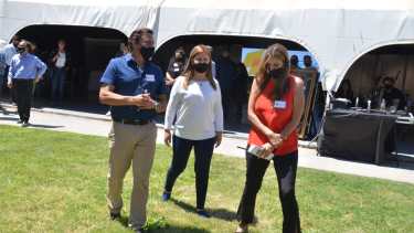 La intendenta de Plottier, Gloria Ruiz, asistió a una prueba piloto de los eventos, y llamó a Bertoldi  y Gaido a sumarse para lograr la habilitación del sector. (Foto: archivo Yamil Regules)