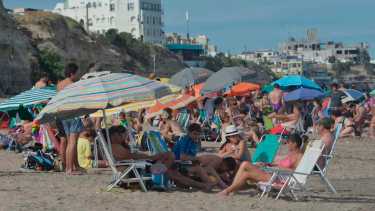Así está Las Grutas, en pleno fin de semana largo