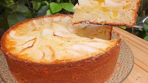 Muy onda Fiesta de la Manzana 2023: torta de manzanas hecha con licuadora