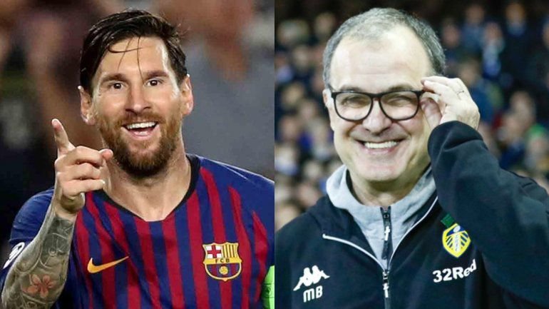 Messi y Bielsa, los representantes argentinos entre los mejores del mundo. 