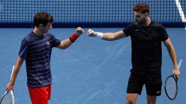 El marplatense y el español, implacables en Londres.