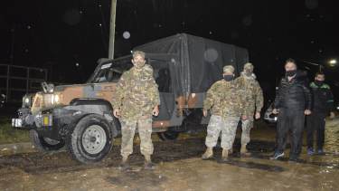 La Armada Argentina se encuentra en la capital rionegrina en el marco de la pandemia en colaboración con el Municipio.