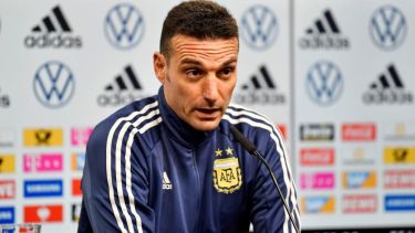 Lionel Scaloni es el DT de la selección nacional desde agosto de 2018. 
