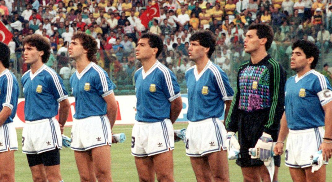 Serrizuela fue compañero de Maradona en el Mundial de Italia '90.