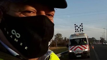 Marcelo Leiciaga es uno de los voluntarios de Pfizer que contó su experiencia. Gentileza.-