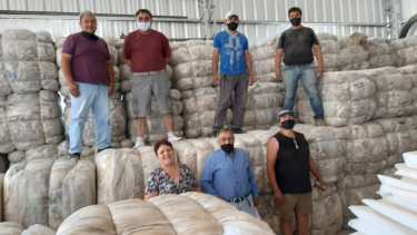 La venta de lana nucleó a 48 familias que producen entre 100 y 5000 kilos de lana. (Foto: gentileza)