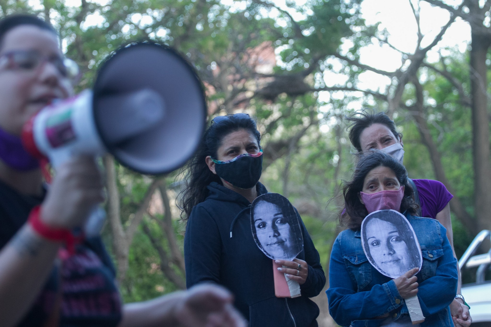 Una de las marchas en reclamo de Justicia por Carolina Rivero. Su femicida fue condenado a prisión perpetua 