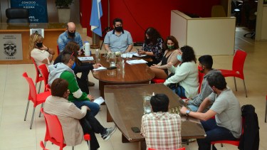 Reunión en el Deliberante con la Mesa de Barrios Populares de Viedma