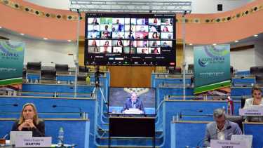 El año pasado, la Legislatura se reunió en 12 oportunidades. Foto: Marcelo Ochoa