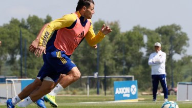 Mauro Zárate jugará su segundo partido en el año como titular, desde el empate sin goles ante Independiente en el primer partido oficial de Boca en 2020, por la Superliga.