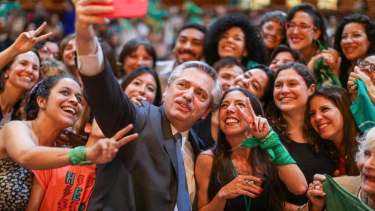 Fernández había prometido que presentaría un proyecto sobre el aborto legal durante su campaña. 