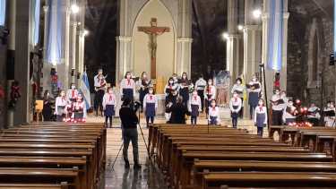 La Navidad Coral se grabó esta semana y será transmitida por streaming. Gentileza