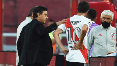 En River apuran la recuperación de Nacho Fernández para que pueda estar ante Nacional