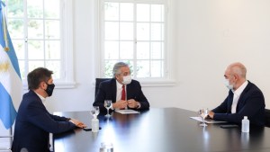 Fernández se reunió con Kicilloff y Larreta: pedirán extremar cuidados por suba de casos